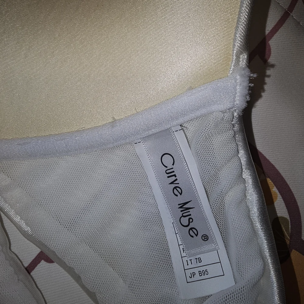 Chic White Women's Bra